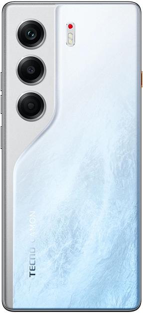 Смартфон Tecno Camon 40 256Gb 8Gb белый моноблок 3G 4G 6.78" Android 14 50Mpix 802.11 a/b/g/n/ac NFC GPS GSM900/1800 GSM1900 Protect фото 3