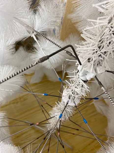 Искусственная сосна белая 180 см ОПТ фото 3