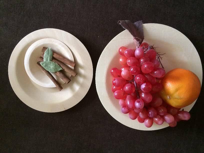 Тарелка салатная одноразовая, круглая 180 мм фото 5