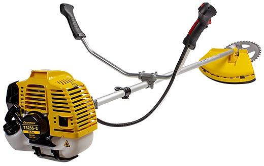 Триммер бензиновый Champion T523S-2 1400Вт 1.9л.с. неразбор.штан. реж.эл.:леска/нож фото 1