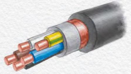 Кабель силовой ВВГЭнг(А)-LSLTx ОПТ фото 1