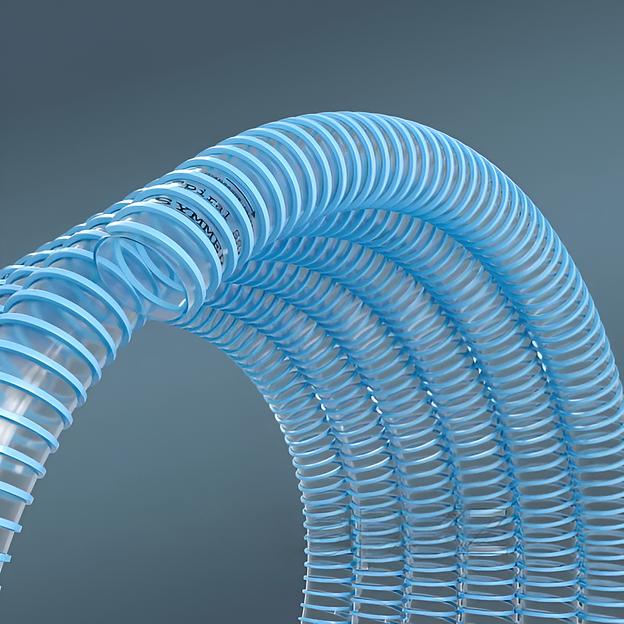 Шланг Aquapolymer спиральный прозрачный армированный 25х0,7 мм ОПТ фото 1