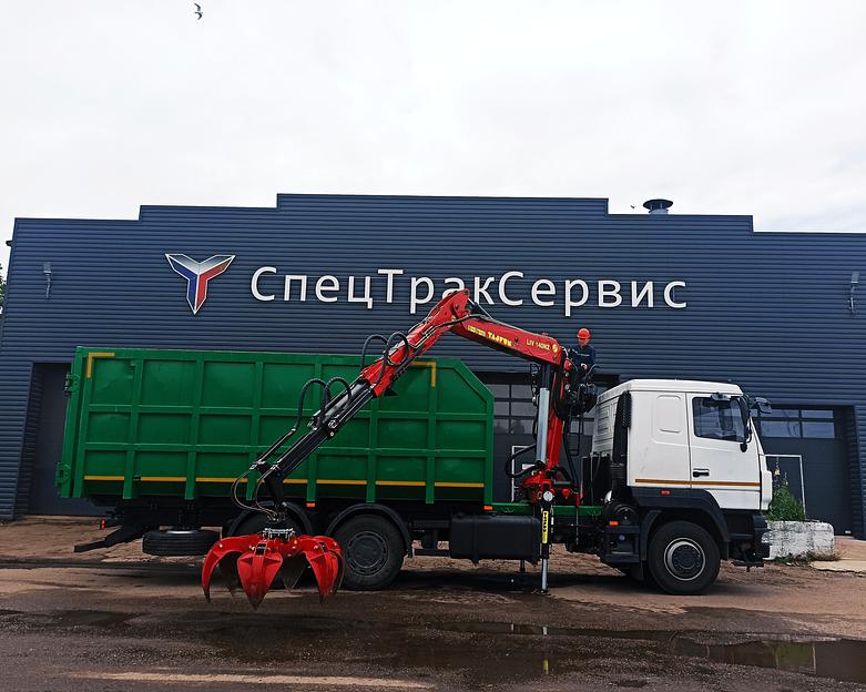 ЛОМОВОЗ МАЗ с манипулятором фото 1