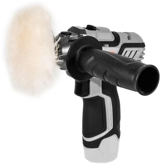 Полировальная машина Интерскол АПМ-76/12Э 8300об/мин рез.шпин.:M8 d=76мм (806.0.0.70) фото 4