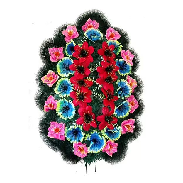 Р-ный венок Баррет овалами ф201-р200-н159-д90-г539-г546-г559 95см фото 2