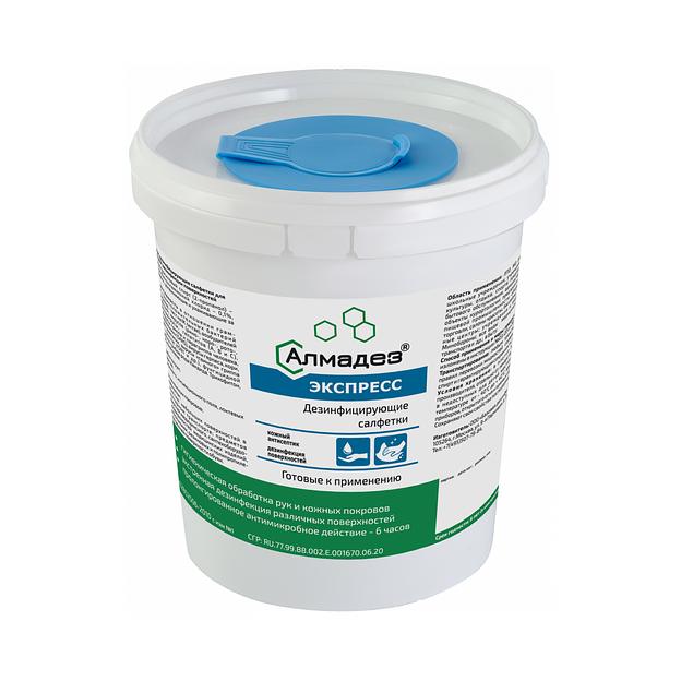Дезинфицирующие салфетки «Алмадез-экспресс» №100 ОПТ фото 1
