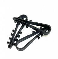 Дюбель - хомут (нейлон) 11х18 (ч.) 100шт фото 1