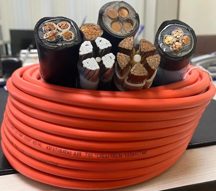 Силовой кабель с ПВХ изоляцией АВВГнг-LS 5х16, ГОСТ ОПТ фото 1