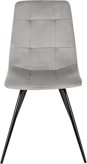 Стул для дома Бюрократ CH-K1_4 комплект 4шт св.серый Holland 09 металл черный на ножках (CH-K1_1/HL09_4) фото 2