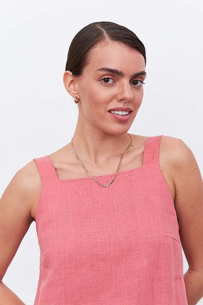 Сарафан длинный D010_1_ROSE/Розовый фото 6