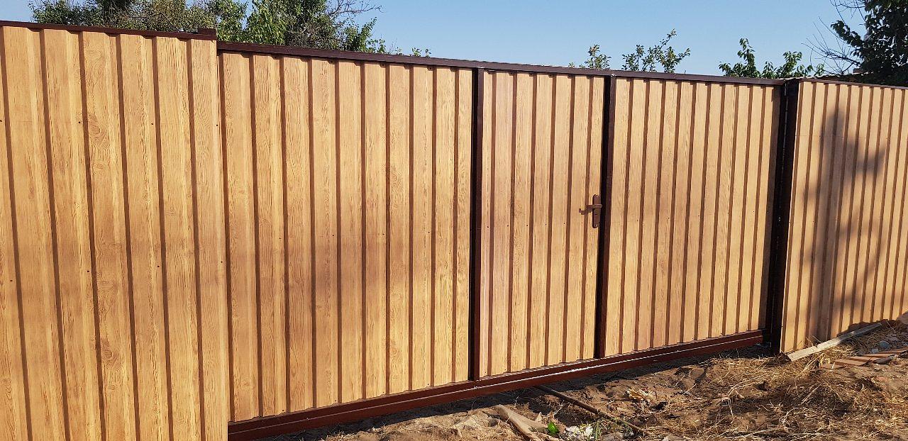 Заборы из профнастила опт фото 2