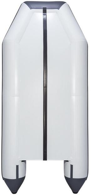 Лодка Аква 3200 слань книжка, киль, 3200*1420*400 мм., цвет: серый-графит фото 4