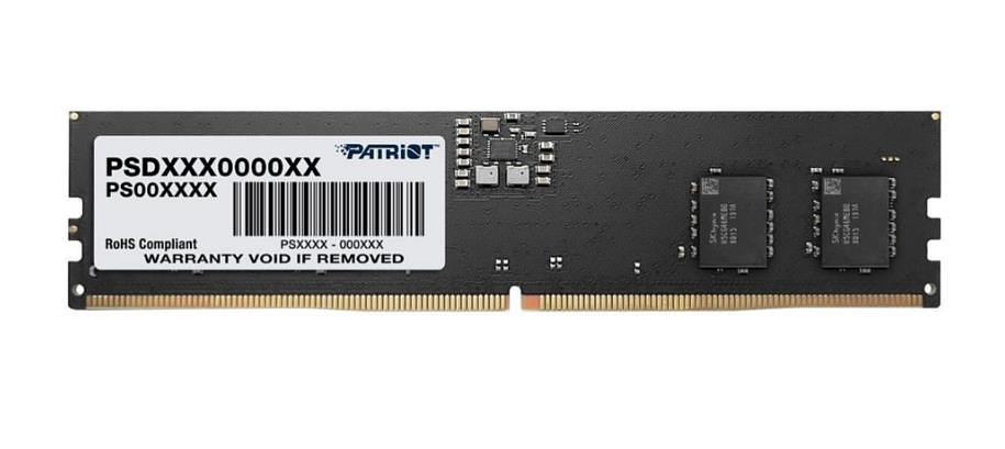 Память DDR5 8Gb 4800MHz Patriot PSD58G560041 Signature RTL PC5-38400 CL40 DIMM ECC 288-pin 1.1В single rank фото 1