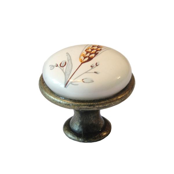 Ручка-кнопка L978-MLK-5, керамика фото 1