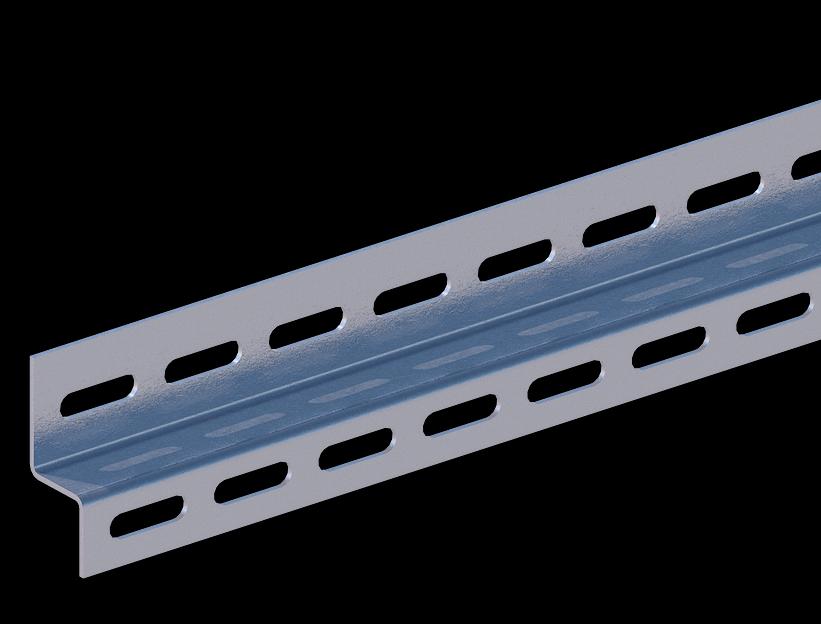 Перфопрофиль Z-образный К239 60х40х2000 горячеоцинкованный толщина 3мм фото 1