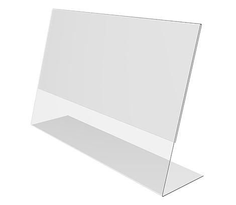 Ценникодержатель из ПВХ L-образный PVC-PRICER 70х30 горизонтальный фото 1