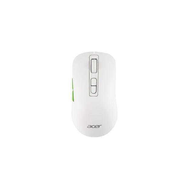 Мышь беспроводная Acer OMR311, игровая, Bluetooth/Радио, оптическая, USB, 2400dpi, белый [zl.mcecc.034] фото 1