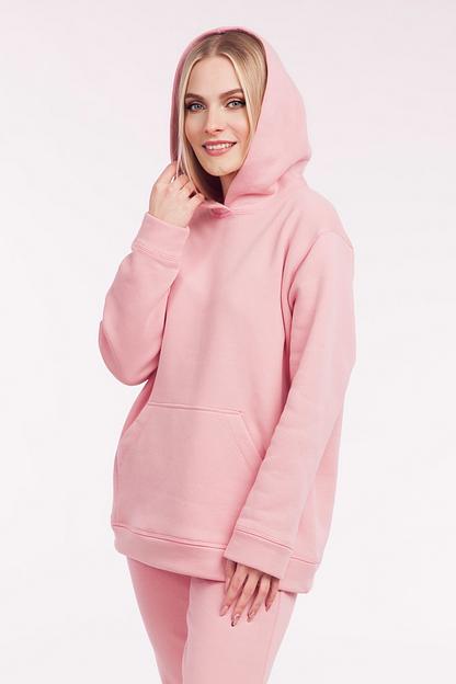 Костюм футер 3-х нитка с начесом 3128/27/Нежно-розовый фото 4