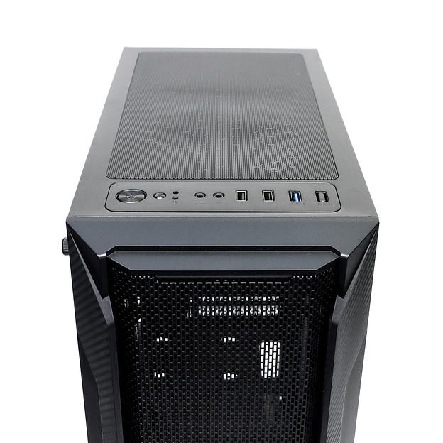 Корпус darkFlash LEO, Без БП, mATX, чёрный, 2xUSB2, 1xUSB3, бок: закалённое стекло (LEO-BK) фото 5