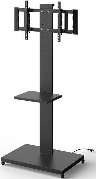 Подставка для телевизора Holder PR-107 черный 32"-70" макс.60кг напольный поворот и наклон фото 1