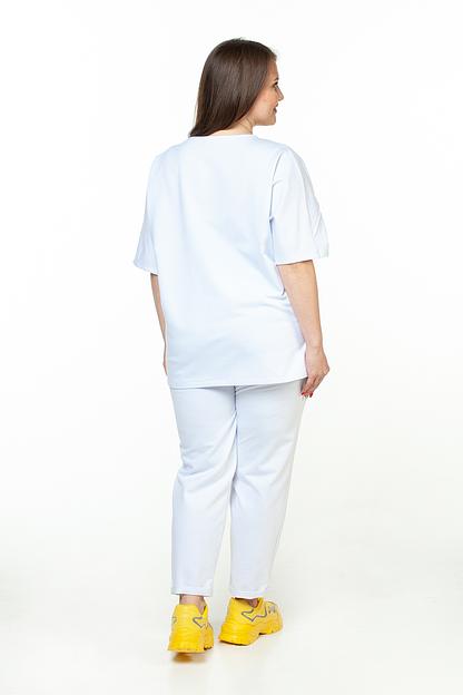 Туника футер 2-х нитка  4120/08/Молочный  фото 2