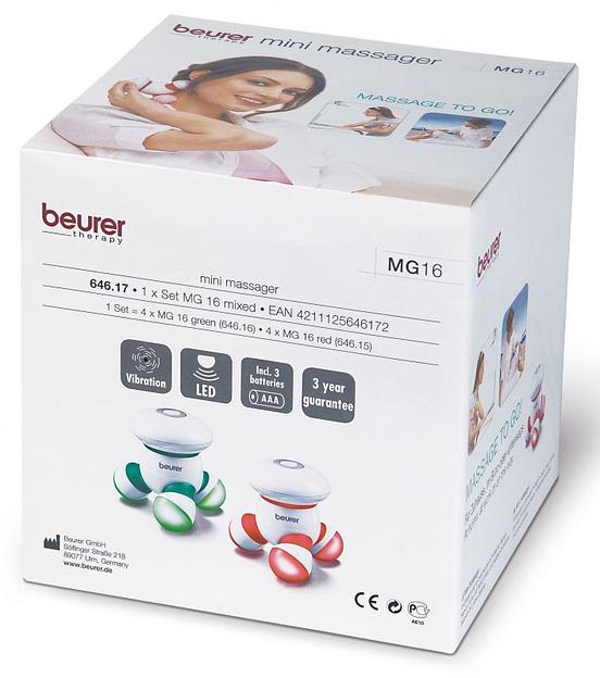 Массажер Beurer MG16 зеленый фото 2