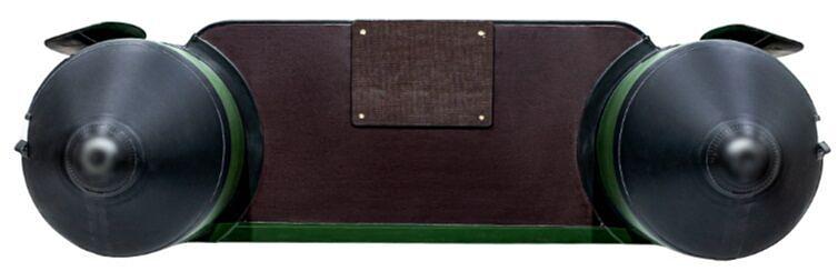 Лодка Аква 2800, 2800*1320*360 мм., цвет: зеленый-черный фото 6