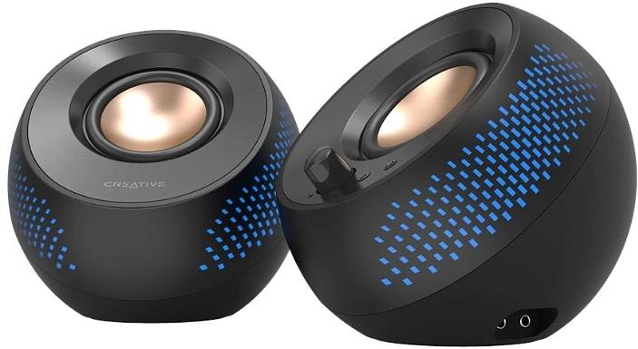 Колонки Creative Pebble X 2.0 черный 30Вт BT портативные фото 4