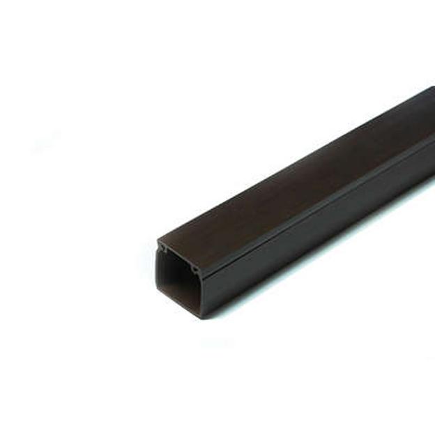 Кабель-канал 12х12 L2000 с двойным замком пластик венге Урал Пак КК-4812012-200 фото 1