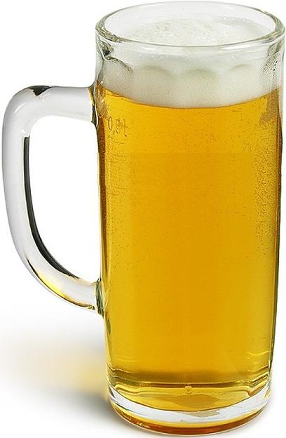 Кружка для пива  400 мл. d=77/70 мм. h=165 мм. Минден /1/6/24/ фото 1