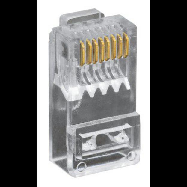 Коннектор RJ-45 8P8C cat.6 (100 шт) фото 1