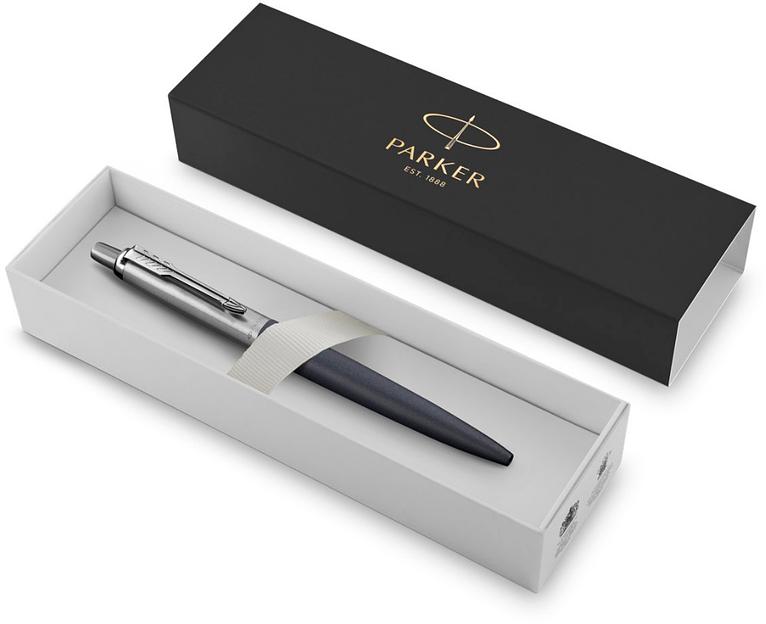 Ручка шариков. Parker Jotter XL K69 (CW2068359) Matte Blue CT M син. черн. подар.кор. фото 3
