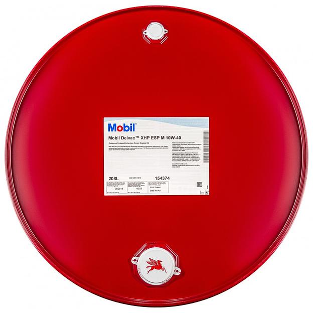 Моторное масло Mobil M-DELVAC XHP ESP 10W-40 DRUM-M 208 л ОПТ фото 2