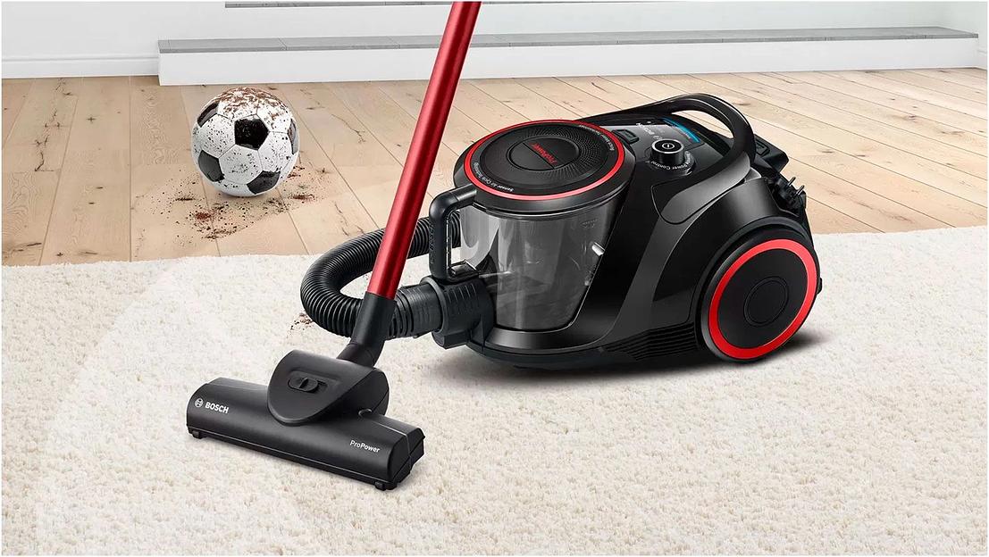 Пылесос Bosch BGS41POW1 700Вт черный фото 8