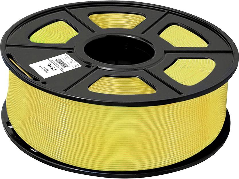 Пластик для принтера 3D Cactus CS-3D-PETG-1KG-T-YELLOW PETG d1.75мм 1кг 1цв. фото 2