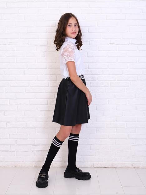 Юбка «Стрит» чёрный опт фото 2