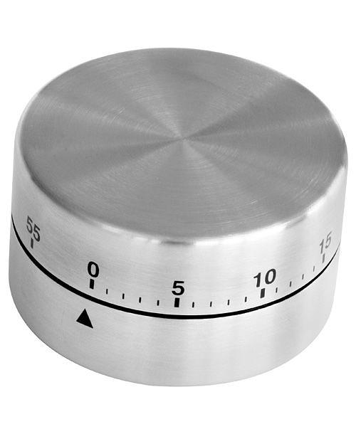 Таймер кухонный 1 ч. механический нерж. FM /1/4/72/ фото 1