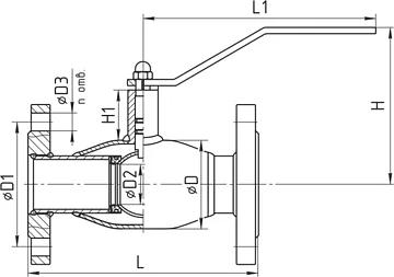 Кран шаровой «Temper» стандартнопроходной 284 серии фото 2