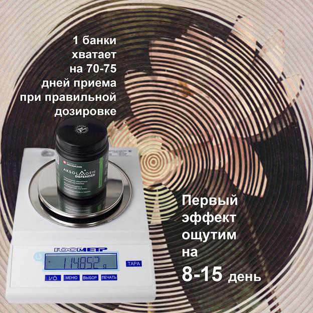 Неденатурированный Морской коллаген II типа с экстрактом чаги «Aksolagen defender» фото 6