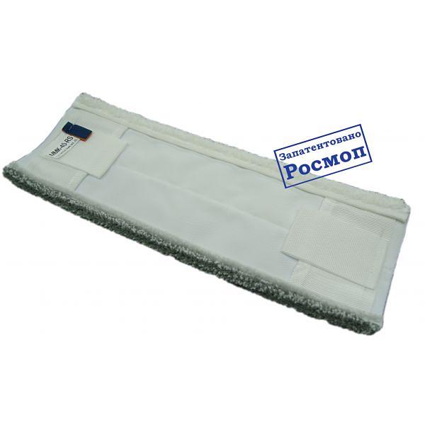 Моп микроволоконный комбинированный 50 см, карман-язык, MMK-50-RS фото 2