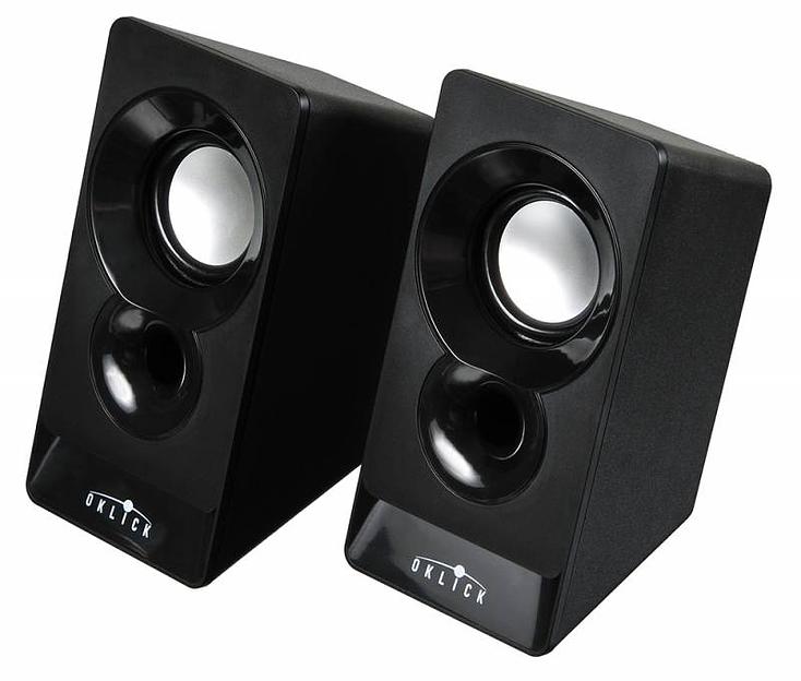 Колонки Оклик OK-165 2.0 черный 6Вт фото 1