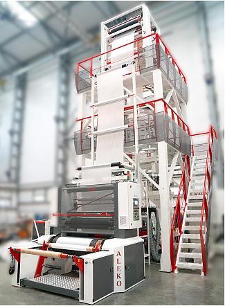 Высокоскоростная экструзионная линия на биоразлагаемом сырье Алеко «Bio» ПВД 1100/65 фото 7