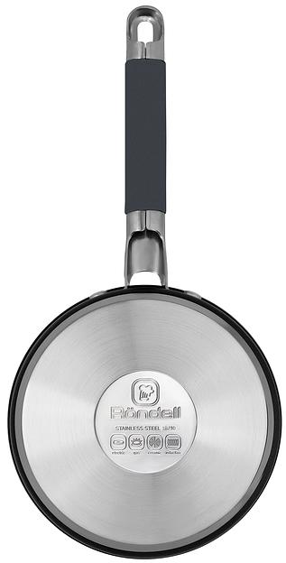 Ковш Rondell Stern RDS-008, 1.9л, с крышкой 16см, серый фото 4