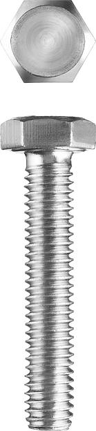 ЗУБР ГОСТ 7798-70, кл. пр. 5.8, M20 х 100 мм, цинк, 5 кг, болт (303080-20-100) фото 1