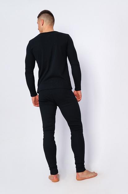 Комплект мужской Style Magro «Нательное бельё», чёрный, опт фото 3