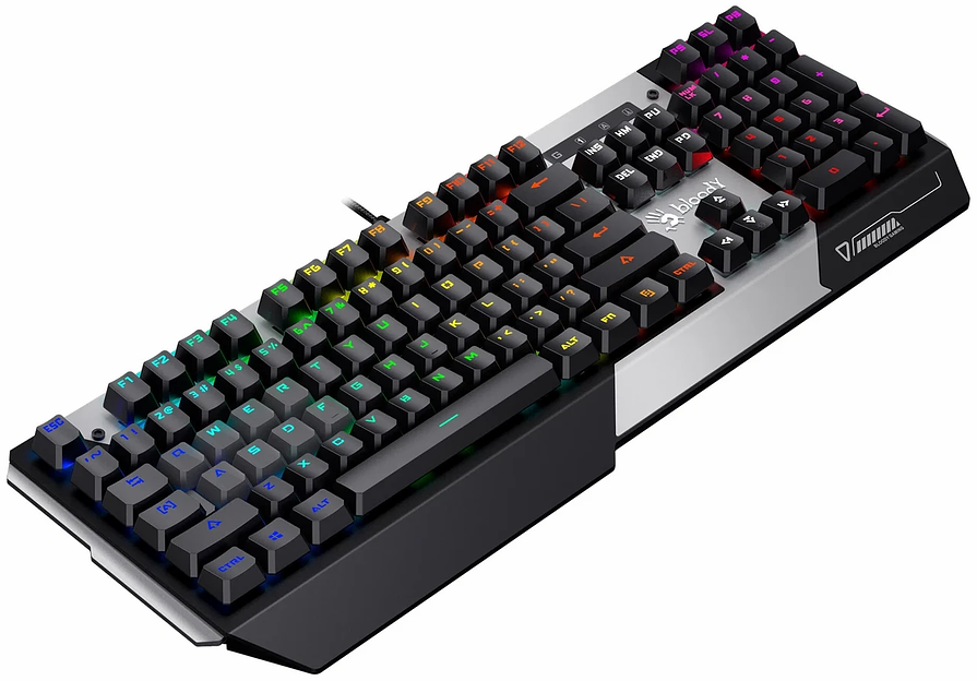 Клавиатура Bloody B865N Black/Grey Mechanical RGB Anti-Ghosting Multimedia USB фото 1