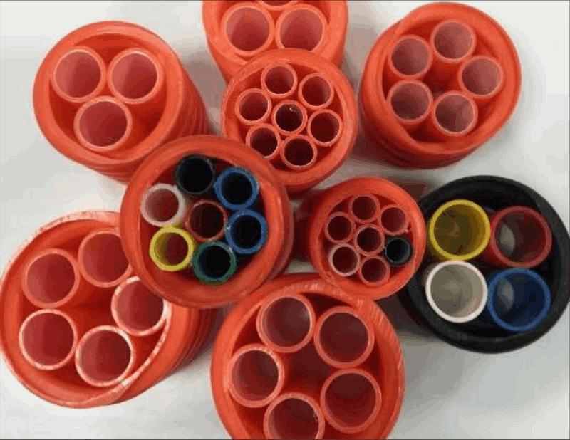 ВКТСо 12x7НГУФ — Высокопрочная кабельная труба спиральная гибкая многоканальная фото 1