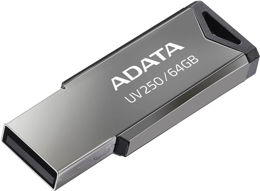 Флеш накопитель 64GB A-DATA UV250, USB 2.0, Черный фото 2