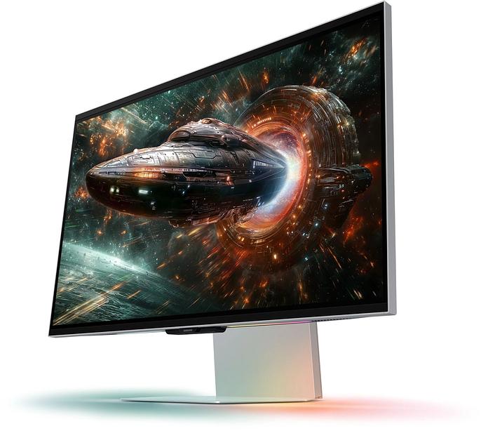 Монитор Samsung 27" Odyssey 3D LS27FG900XIXCI серебристый IPS LED 1ms 16:9 HDMI M/M матовая HAS 350cd 178гр/178гр 3840x2160 165Hz FreeSync Premium DP 4K 7.5кг фото 4