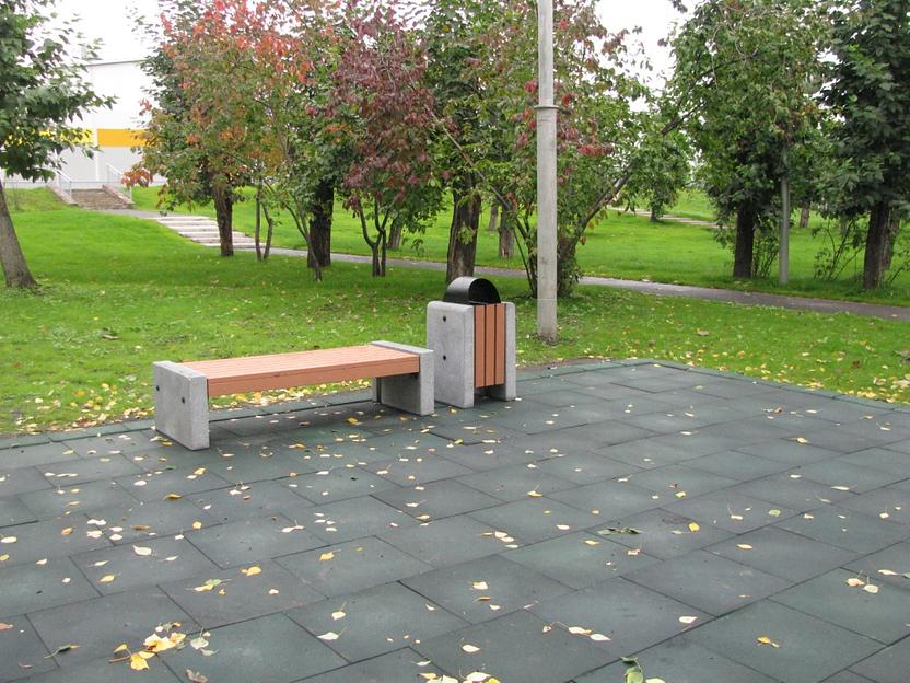 Плитка EcoStep резиновая 500×500×10 мм фото 2